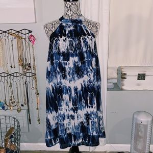 Halter Neck Flowy Dress